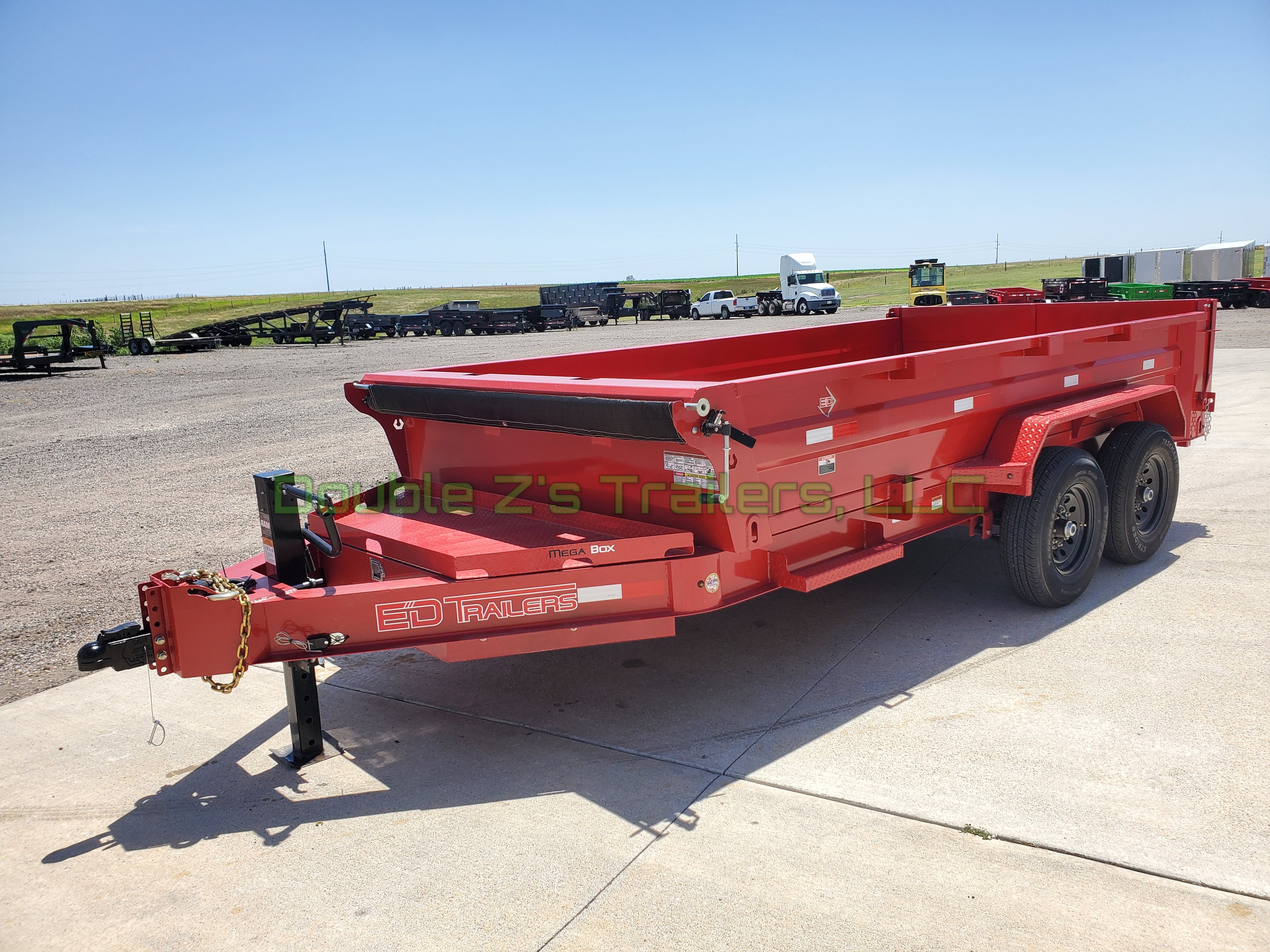 7 x 14' Dump Trailers 14k gvwr