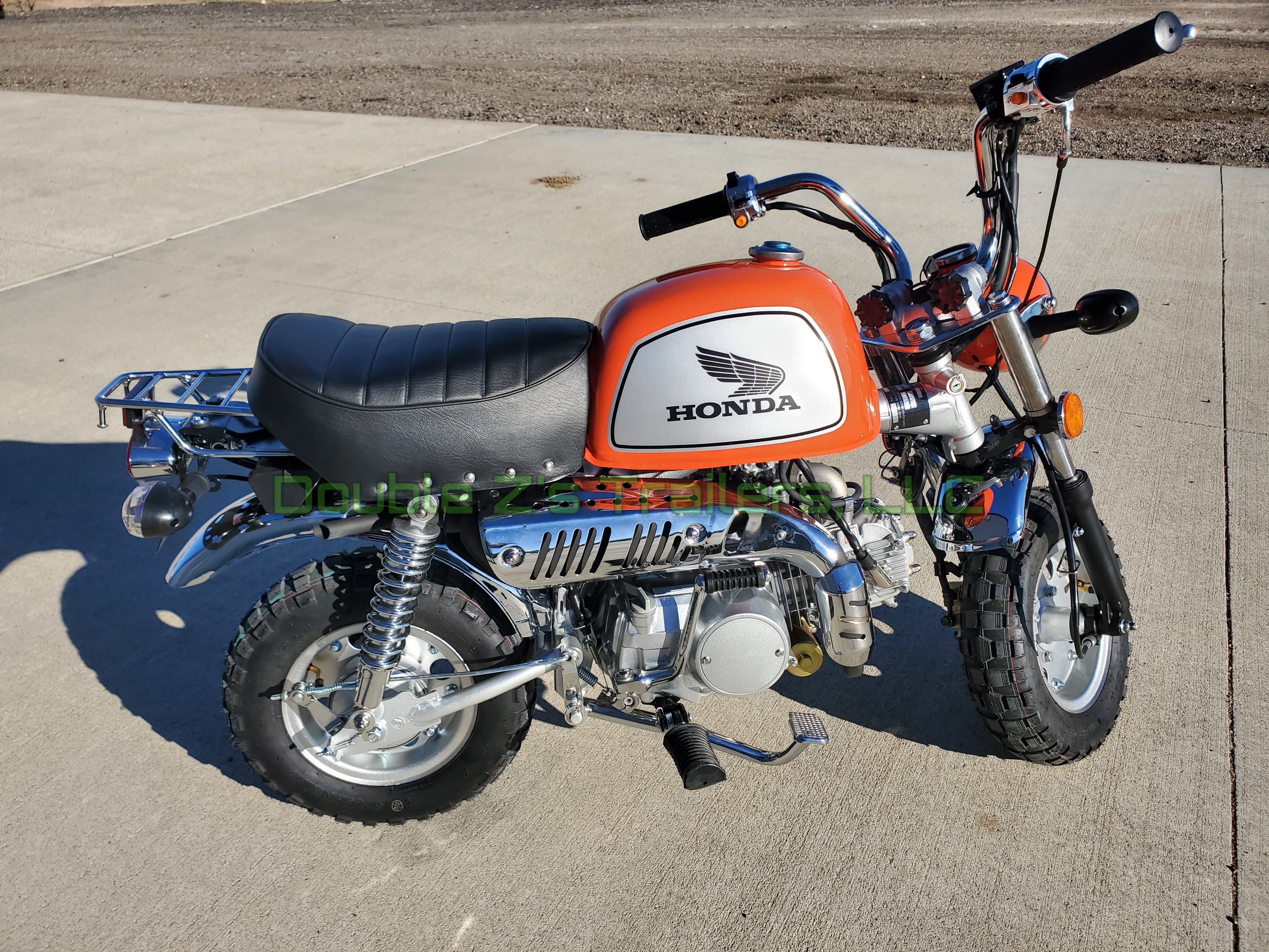 1971 Honda Mini trail 50 tribute 125cc motorcycle orange