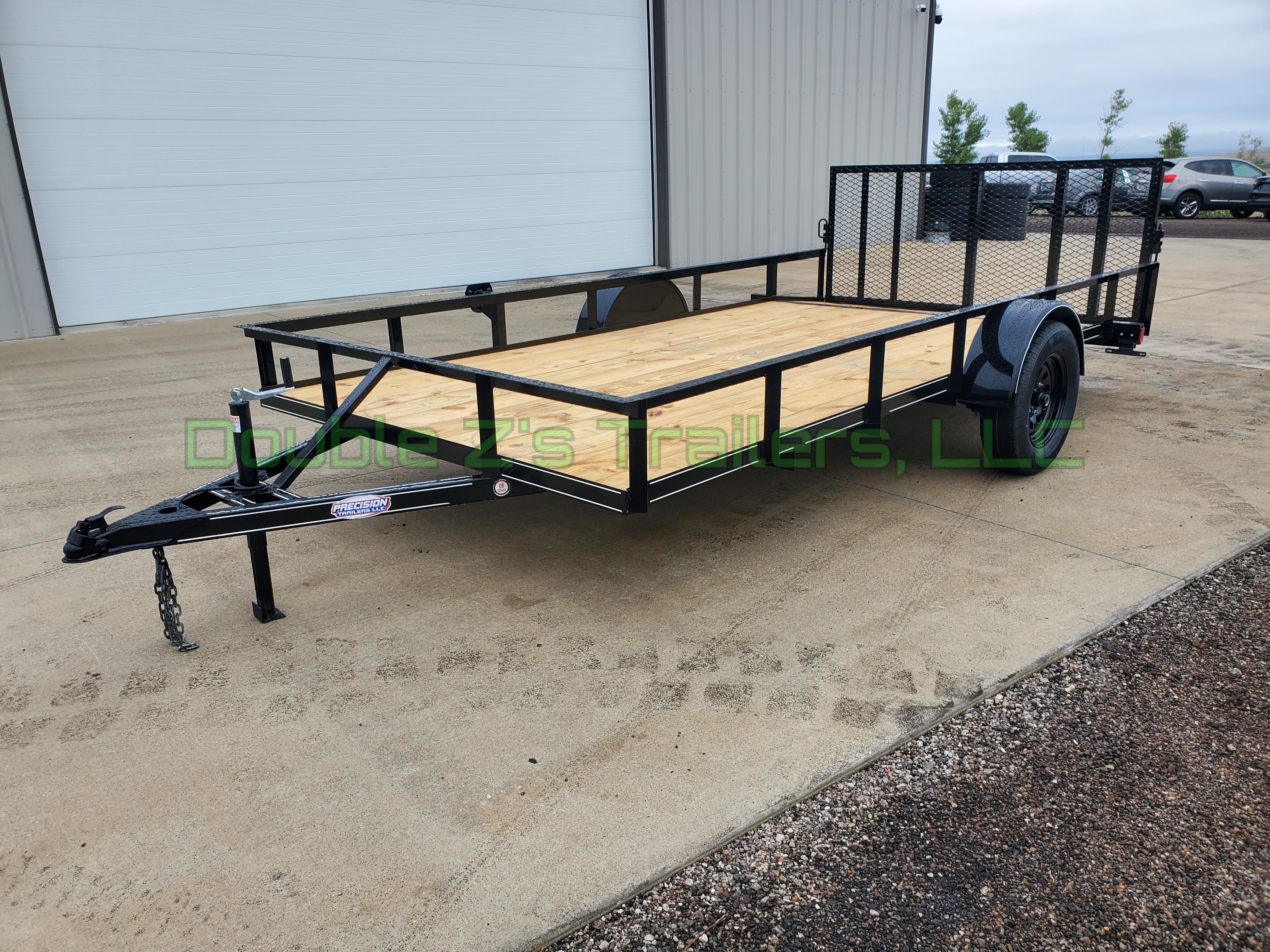 83 x 14' single axle utility Trailer w/ dovetail