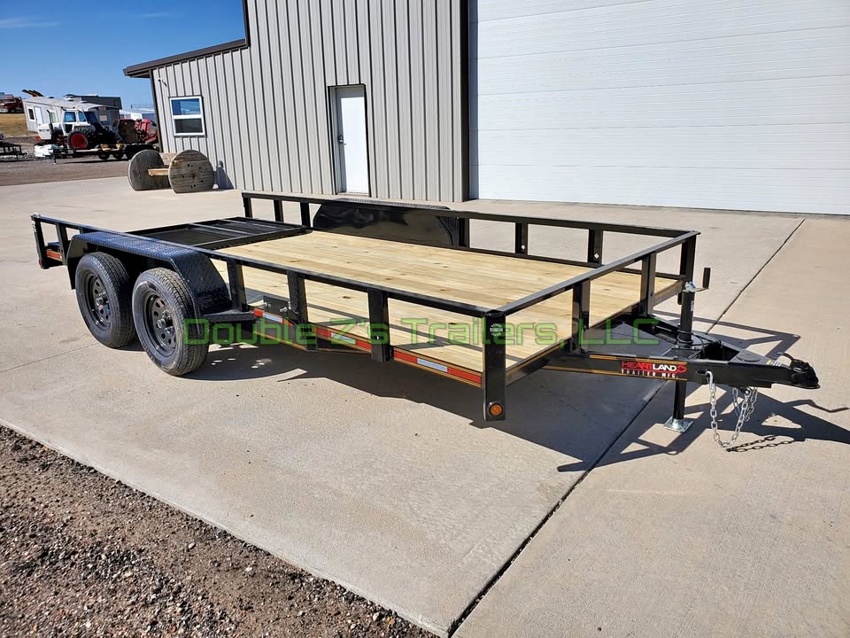 2026 16' Tandem axle utility Trailer 83" wide
