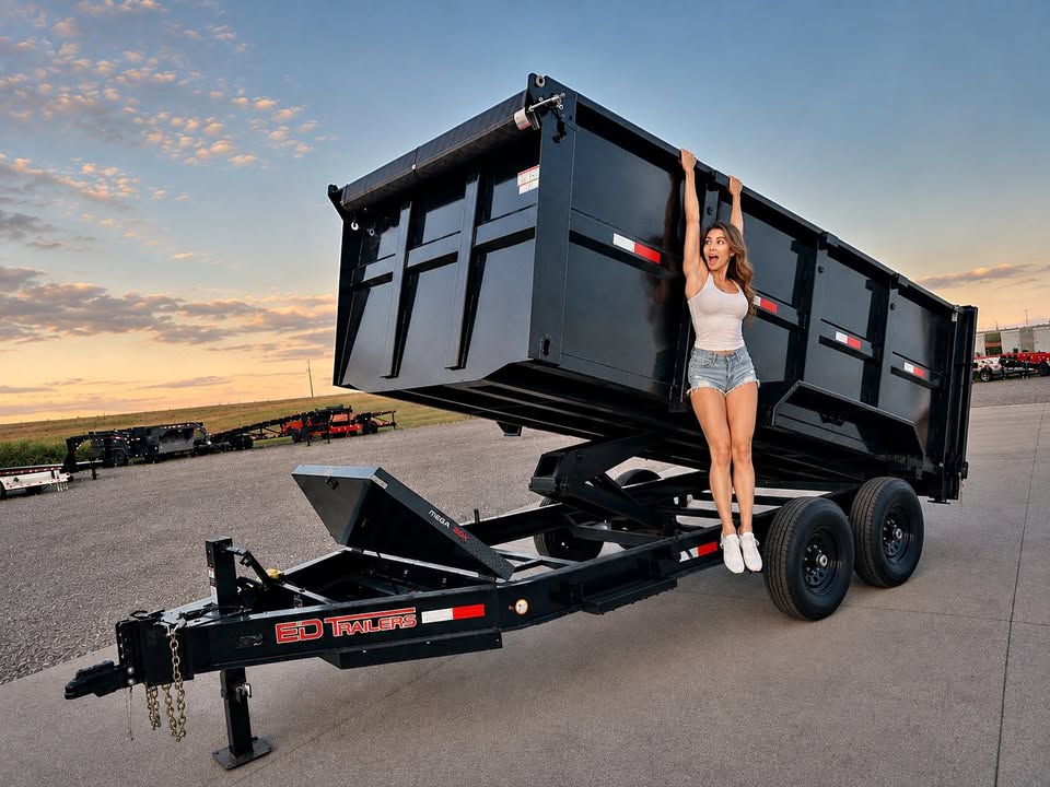 2026 7x14 with 4' sides dump trailer