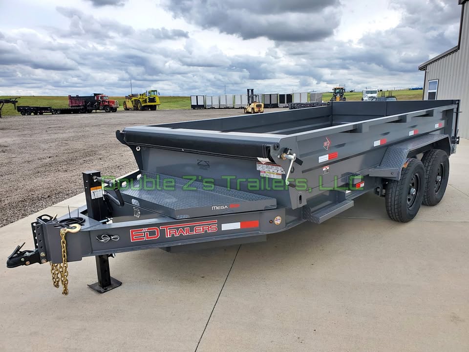 2026 7x14' Dump trailer 14k gvwr also 12'