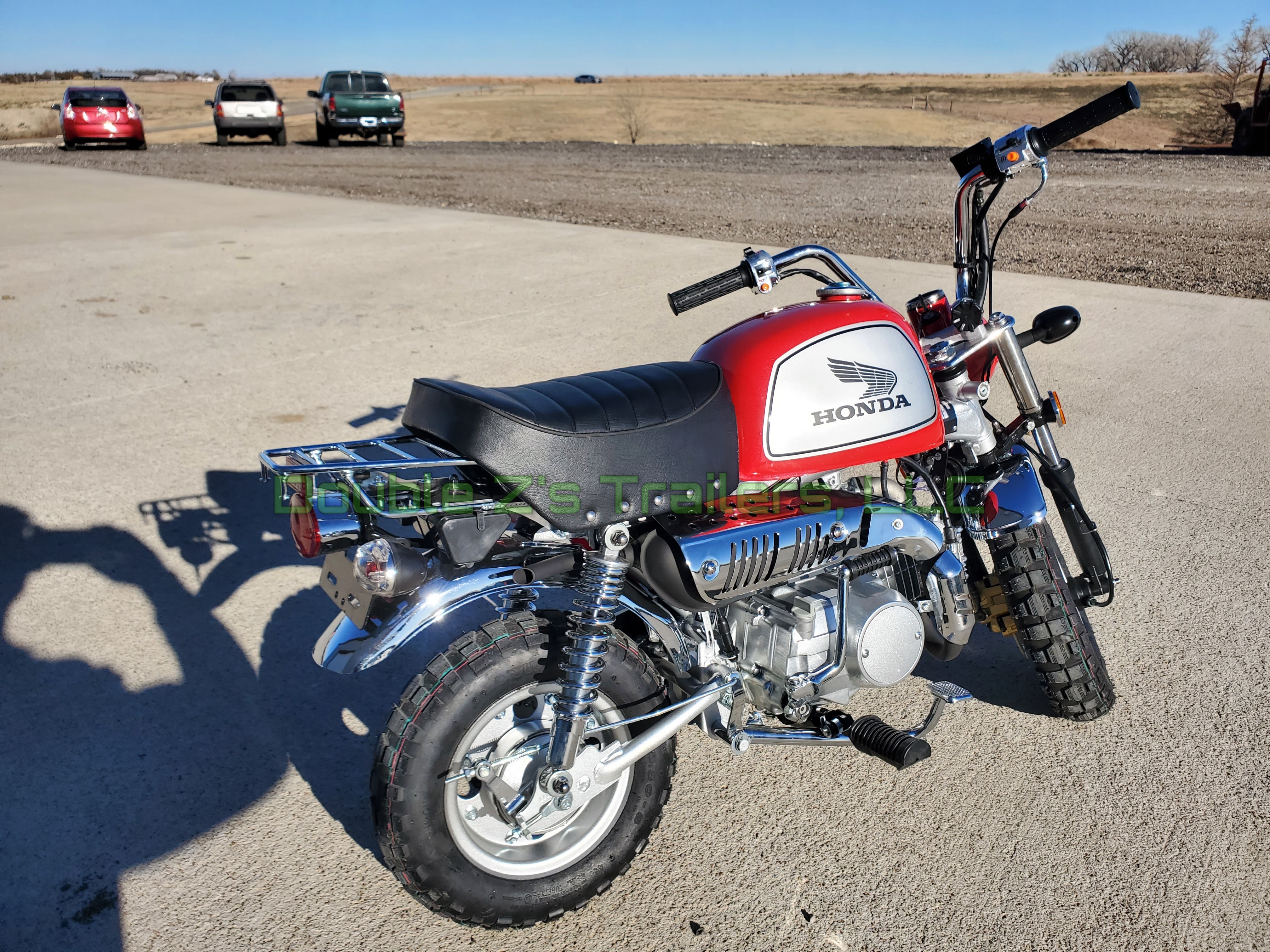 1972 Honda mini trail 50 tribute 125cc motorcycle red